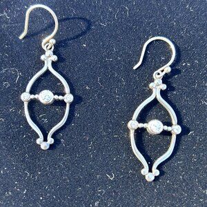 W2401 Silpada Earrings that kind of look like eyes but arent